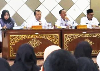 Mukti Pimpin Rapat MTQ ke-50 Tingkat Kabupaten, Jangkat Timur Tuan Rumah. (Foto : ist)