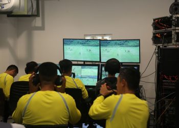 PT LIB dan PSSI Uji Coba Pemakaian VAR. (Foto : ist)