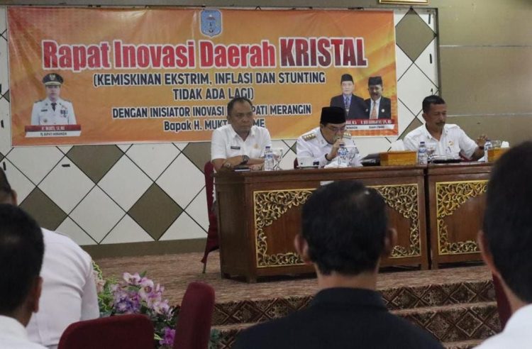 Mukti Harap Merangin Bebas Kemiskinan Ekstrim, Inflasi dan Stunting. (Foto : ist)