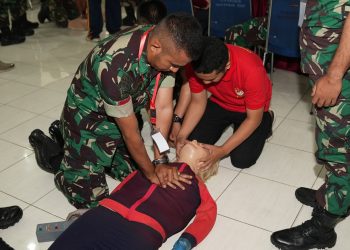 Tingkatkan Profesionalisme Prajurit, TNI AD Gelar Pelatihan dan Sertifikasi Tenaga Pengajar dan Kesehatan. (Foto : ist)