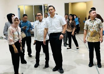 Menteri AHY Sapa Pegawai Kanwil BPN Sulut dan Kantah Kota Manado. (Foto : ist)