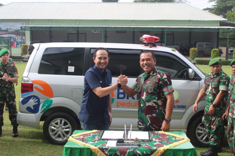 Kodim 0415/Jambi Terima Manfaat dari Program BRI Peduli TJSL. (Foto : ist)