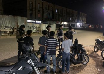 Tim Serigala Kota Samapta Polresta Jambi rutin patroli malam. (Foto : ist)