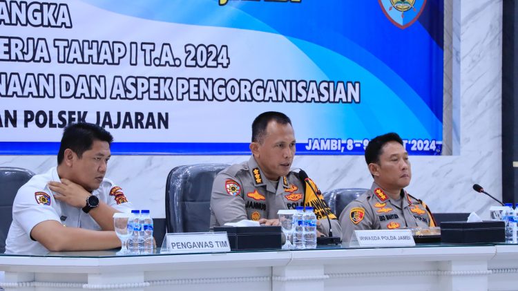 Irwasda Polda Jambi Pimpin Pembukaan Pelaksanaan Audit Kinerja Tahap I T.A.2024 Di Polresta Jambi.
(Foto : ist)