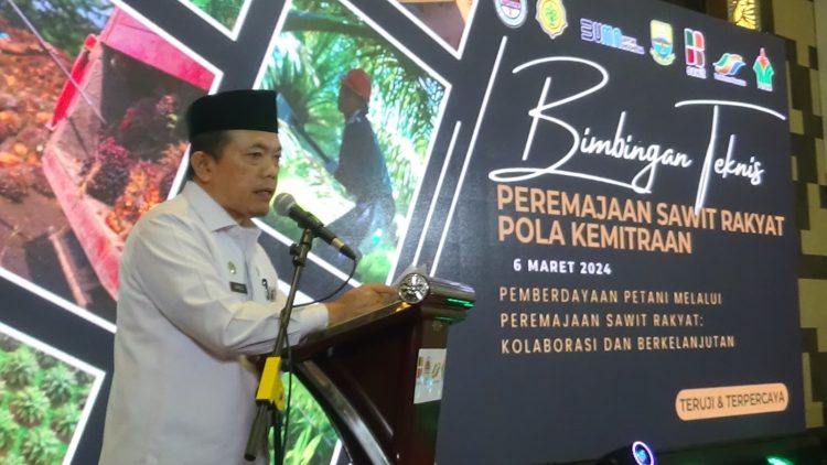 Gubernur Al Haris Sampaikan Usulan Petani Tanjabtim Terkait Penambahan PSR. (Foto : ist)