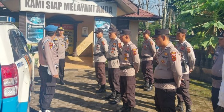 Bid Propam Polda Jambi Gelar Gaktibplin Personil Polsek KSKP Polresta Jambi. (Foto : ist)