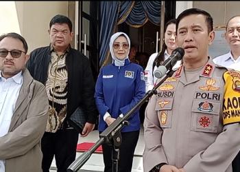 Rusdi Hartono sebut Kedatangan Komisi III DPR RI Memompa Semangat Polda Jambi Berikan Terbaik Bagi Masyarakat Jambi. (Foto : Rolan - sinarjambi.com)