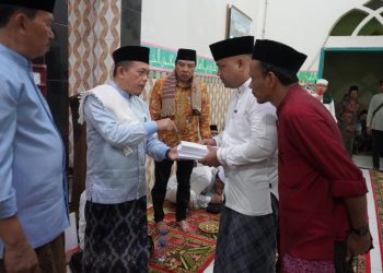 Safari Ramadhan di Desa Meranti, Gubernur Al Haris Ajak Masyarakat Pererat Silaturahmi. (Foto : ist)