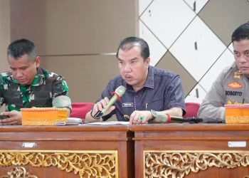 Persiapan Kunker Presiden ke Merangin, Mukti Kumpulkan OPD. (Foto : ist)