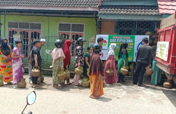 Mukti: Jelang Idul Fitri, Kita OP Gas 3 Kg di Kecamatan. (Foto : ist)