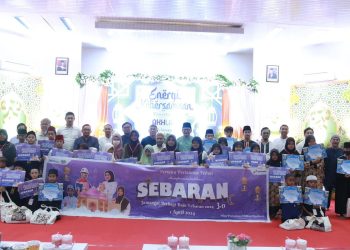 Safari Ramadhan, PHR Zona 1 Jambi Field Santuni Anak Yatim. (Foto : ist)
