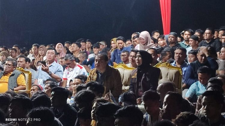 Nobar Pemkab Merangin Sukses dan Spektakuler. (Foto : ist)