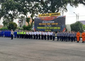 Polda Jambi Terjunkan 1.917 Personel dalam Operasi Ketupat 2024. (Foto : ist)