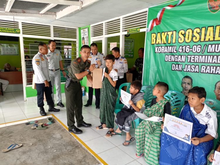 Kodim Bute Gandeng Terminal Tipe A dan Jasa Raharja Bungo Gelar Sunatan Massal Gratis. (Foto : ist)