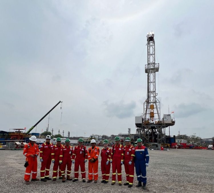 EXXON MOBIL Cepu Limited Lakukan Pemboran Sumur Minyak Blok Cepu. (Foto : ist)