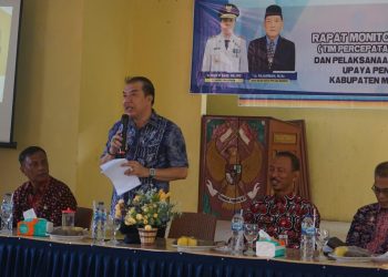 Pj Bupati Merangin Buka Rakor Monev Kinerja TPPS 2024. (Foto : ist)