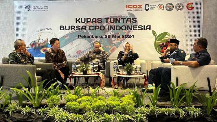 ICDX dan Bappebti Sosialisasikan Bursa CPO di Pekanbaru. (Foto : ist)