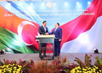 Jadi Tamu Kehormatan Peringatan Kemerdekaan Azerbaijan, Menteri AHY Bicara Potensi Kerja Sama. (Foto : ist)