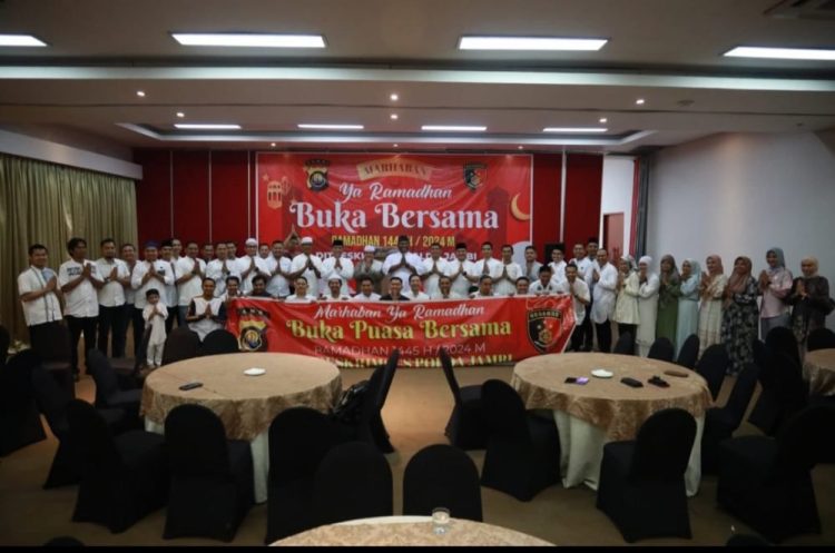 Pererat Silaturahmi, Seluruh Jajaran Ditreskrimsus Polda Jambi Buka Puasa Bersama. (Foto : ist)
