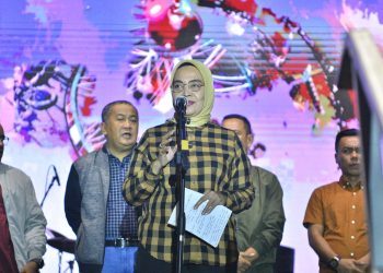 Buka Malam Hiburan Rakyat, Pj Wali Kota Jambi Harapkan Beri Inspirasi Anak Muda Berkreasi. (Foto : ist)