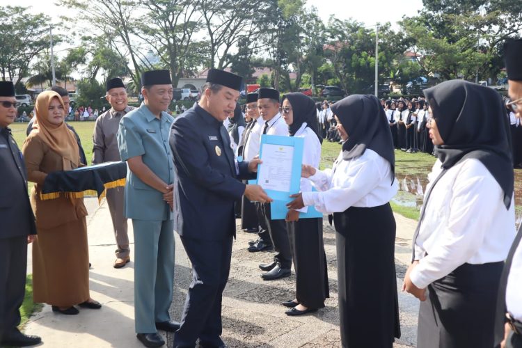 Pj Bupati Merangin Bagikan 1.312 SK PPPK 2023. (Foto : ist)