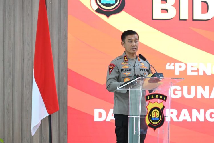 Kapolda Buka Penyuluhan Hukum dan Rakernis Bidkum Polda Jambi. (Foto : ist)