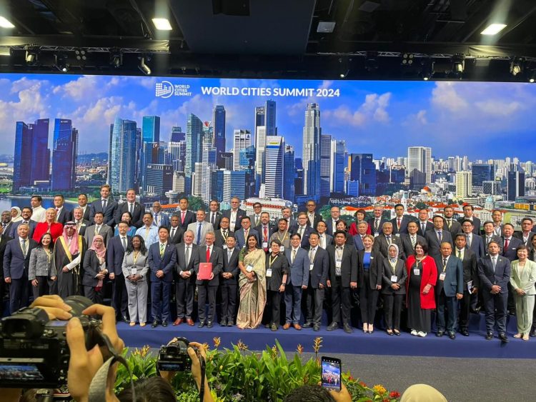 Hadiri World Cities Summit di Singapura, Berikut Komitmen yang Dibuat Pj Wali Kota Jambi. (Foto : ist)