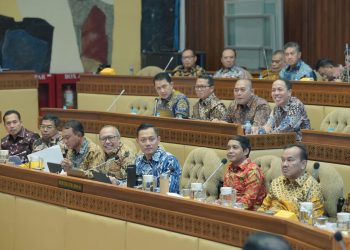 Ini yang Dilaporkan AHY Saat Raker dengan Komisi II DPR RI. (Foto : ist)