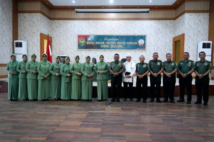 Korem Gapu Tingkatkan Semangat Kejuangan dan Tohani Prajurit. (Foto : ist)