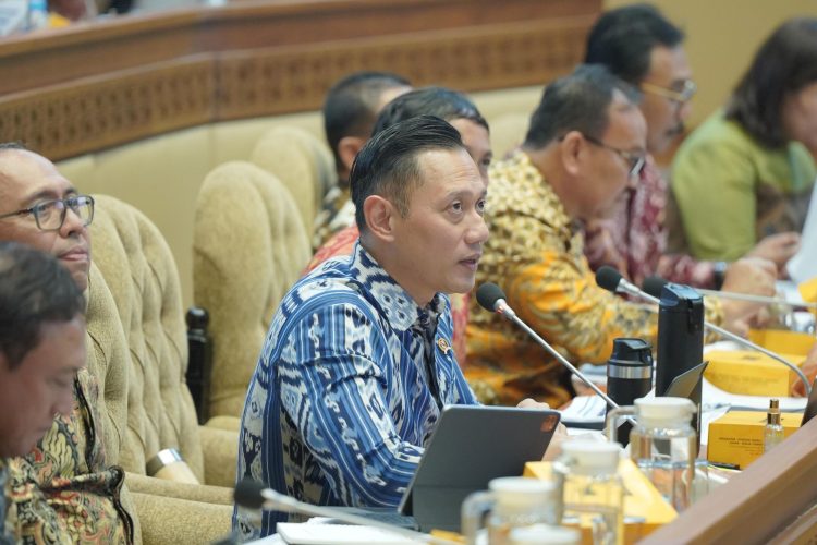 Di Hadapan Komisi II DPR RI, Menteri AHY Sebut Program Pertanahan dan Tata Ruang Beri Kesejahteraan untuk Rakyat. (Foto : ist)