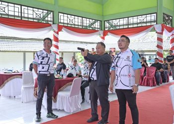 Lomba Menembak Piala Kapolda Jambi Digelar Peringati Hari Bhayangkara. (Foto : ist)