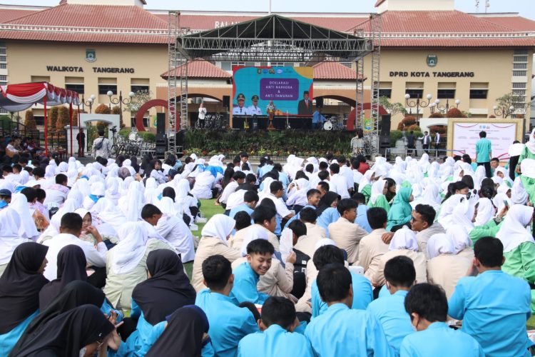 5 Ribu Pelajar Nyatakan Antinarkoba dan Tawuran. (Foto : ist)