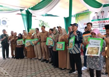 Ketua Kelompok Tani Binaan Pertamina EP Jambi Jadi Petani Berprestasi Kabupaten Batanghari. (Foto : ist)