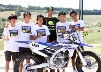 Wahyu Nugroho Dikirim Yamaha Indonesia Latihan di Yamaha VR46 Master Camp 2024. (Foto : ist)