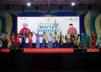 Pj Wali Kota Jambi Buka Festival Keris Siginjai 2024. (Foto : ist)