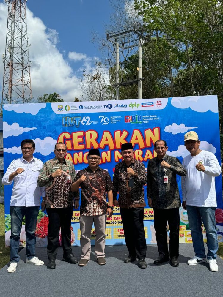 Mewakili Pj Wali Kota Jambi, Kadis Kominfo Apresiasi 'Gerakan Pangan Murah' TVRI Jambi. (Foto : ist)