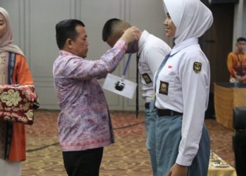 Gubernur Al Haris Motivasi 54 Calon Paskibraka Provinsi Jambi. (Foto : ist)