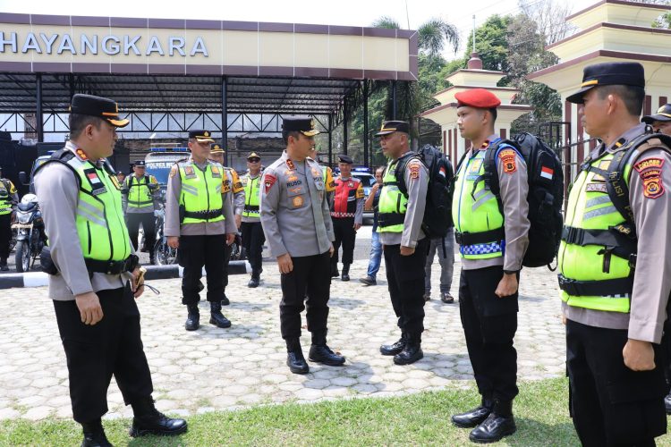 Ke Personel Pengamanan Pilkada Polres Merangin, Kapolda Jambi minta Jaga Netralitas. (Foto : ist)