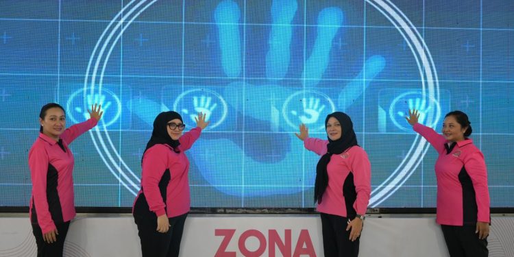 Polda Jambi Tuan Rumah Turnamen Bola Voli Bhayangkari Cup Zona 2. (Foto : ist)