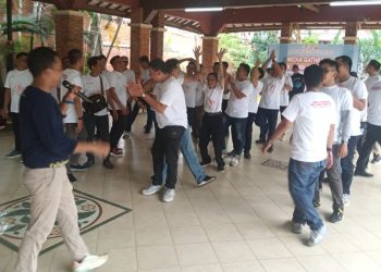 FJM Jambi Diajak Seru-seruan di TMII Jakarta. (Foto : Rolan - sinarjambi.com)