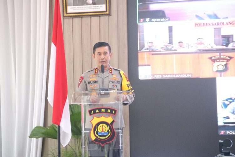 Kapolda Jambi Buka Taklimat Awal Audit Kinerja Itwasum Polri. (Foto : ist)