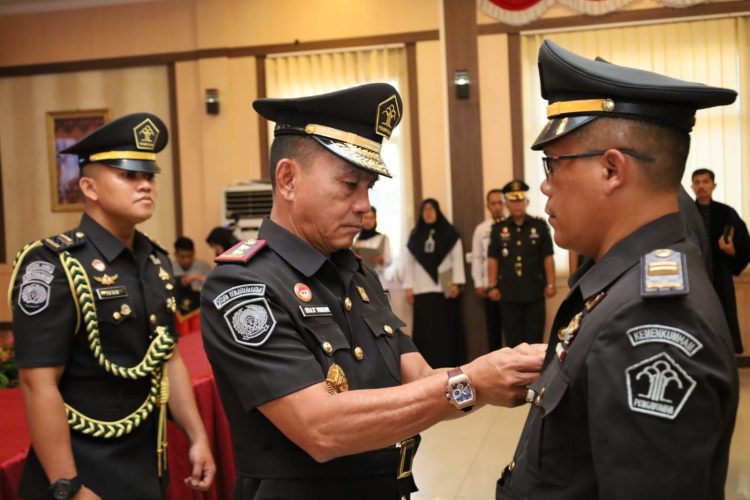 Kakanwil Kemenkumham Jambi Lantik 27 Pejabat Manajerial dan Non Manajerial. (Foto : ist)