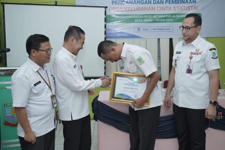 Wujudkan Cinta Statistik, BPS Bersama Pemkot Jambi Gelar Sosialisasi Dan Canangkan Kelurahan Cantik. (Foto : ist)