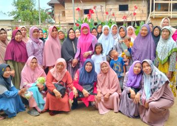 Sukmajaya Nalim Temu Kangen Emak-emak Pulau Bayur. (Foto : ist)