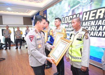 Polda Jambi Gelar Syukuran Hari Lalu Lintas Ke-69 Bhayangkara. (Foto : ist)