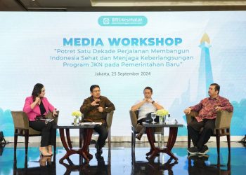 Media Workshop BPJS Kesehatan, Sekaligus Penganugerahan Penghargaan Istimewa bagi Jurnalis dan Media Massa. (Foto : ist)