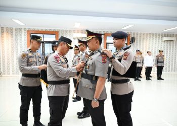 Polda Jambi Gelar Sertijab Kapolres Tanjabtim dan Muarojambi. (Foto : ist)