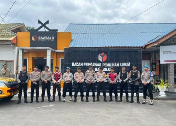 Patroli Intensif Subsatgas Pam Objek Penting OMP Siginjai 2024 Polda Jambi. (Foto : ist)