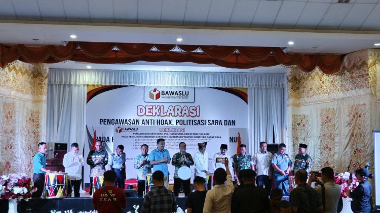 Bawaslu Sumbar Tegaskan Netralitas ASN dan Tolak Politisasi SARA di Pilgub 2024. (Foto : ist)