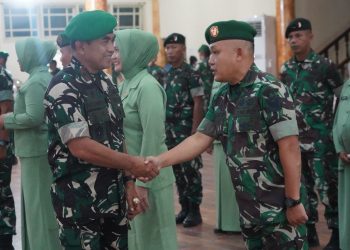 Danrem Gapu Pimpin Pimpin Korp Raport Kenaikan Pangkat. (Foto : ist)